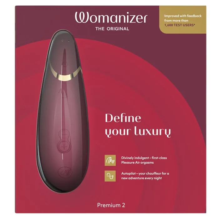 Womanizer Premium 2 Contactless Clitoral Stimulator Womanizer Female Sex Toys