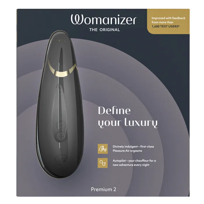 Womanizer Premium 2 Contactless Clitoral Stimulator Womanizer Female Sex Toys