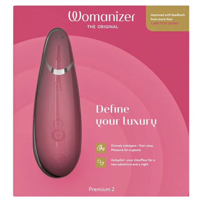 Womanizer Premium 2 Contactless Clitoral Stimulator Womanizer Female Sex Toys
