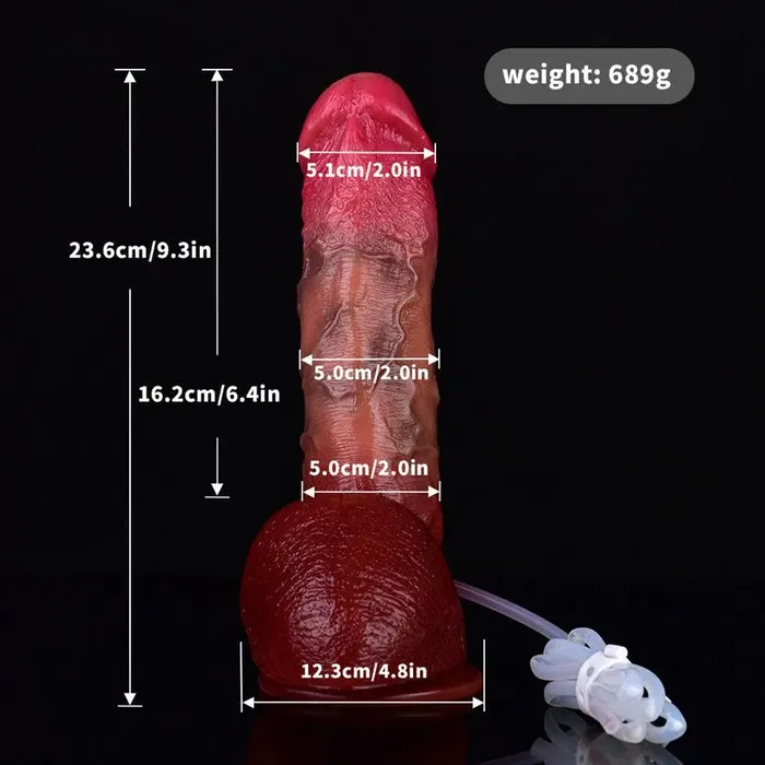 Xinghaoya Dildos 9 Inches Silicone Realistic Ejaculating Dildo