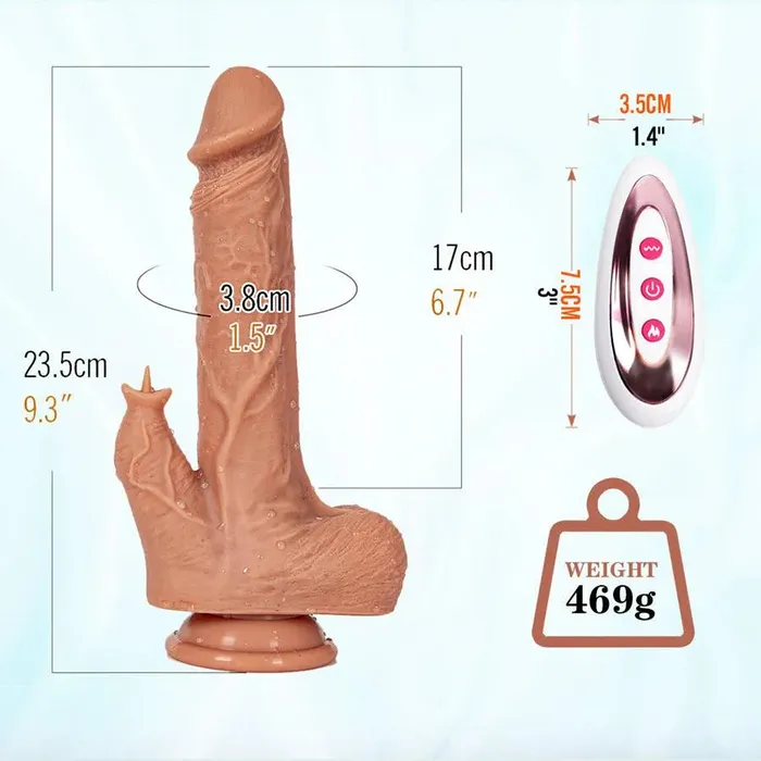 Xinghaoya Female Sex Toys Remote Control Thrusting Rabbit Dildo