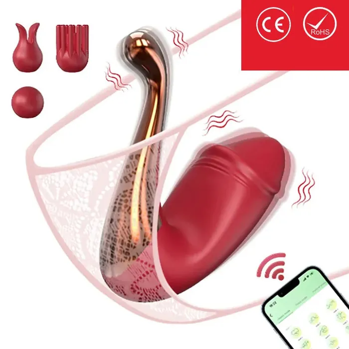 Xinghaoya Vibrators APP Control Swan Wearable Female Vibrator
