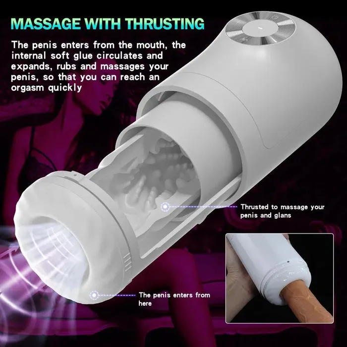 Xinghaoya Vibrators Automatic Thrusting Guys Masturbating Sex Toy