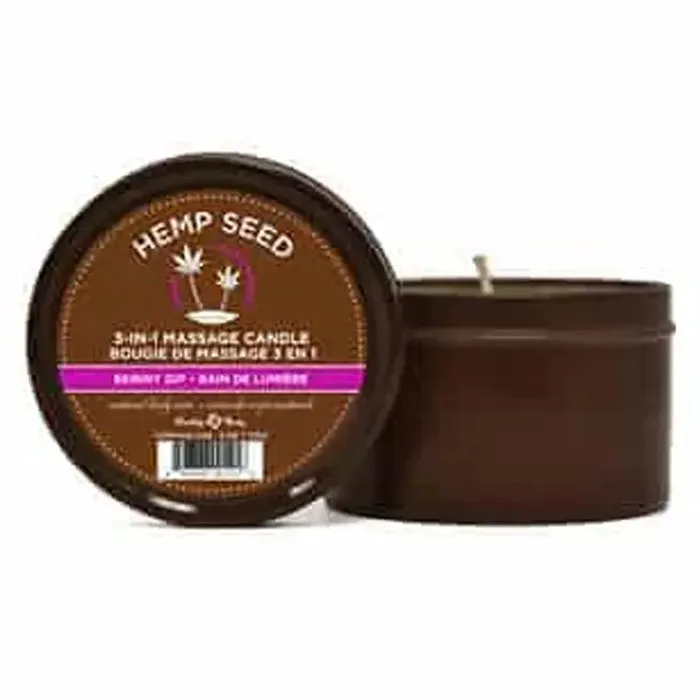 3in1 Massage Candle Skinny Dip 6 oz 170 g HEMP SEED Couples