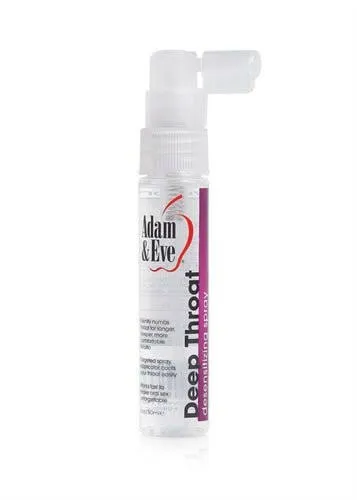 Adam and Eve Adam and Eve Deep Throat Spray Desensitizing Spray 1 Oz Male Sex Toys Adam and Eve Adam and Eve Deep Throat Spray Desensitizing Spray 1 Oz Male Sex Toys