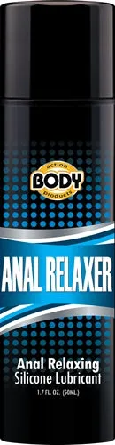 Anal Body Action Body Action Anal Relaxer Silicone Lubricant 17 Oz