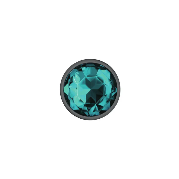 Anal Viben Cheeky Charms Gunmetal Metal Butt Plug Round Teal Medium Anal Viben Cheeky Charms Gunmetal Metal Butt Plug Round Teal Medium