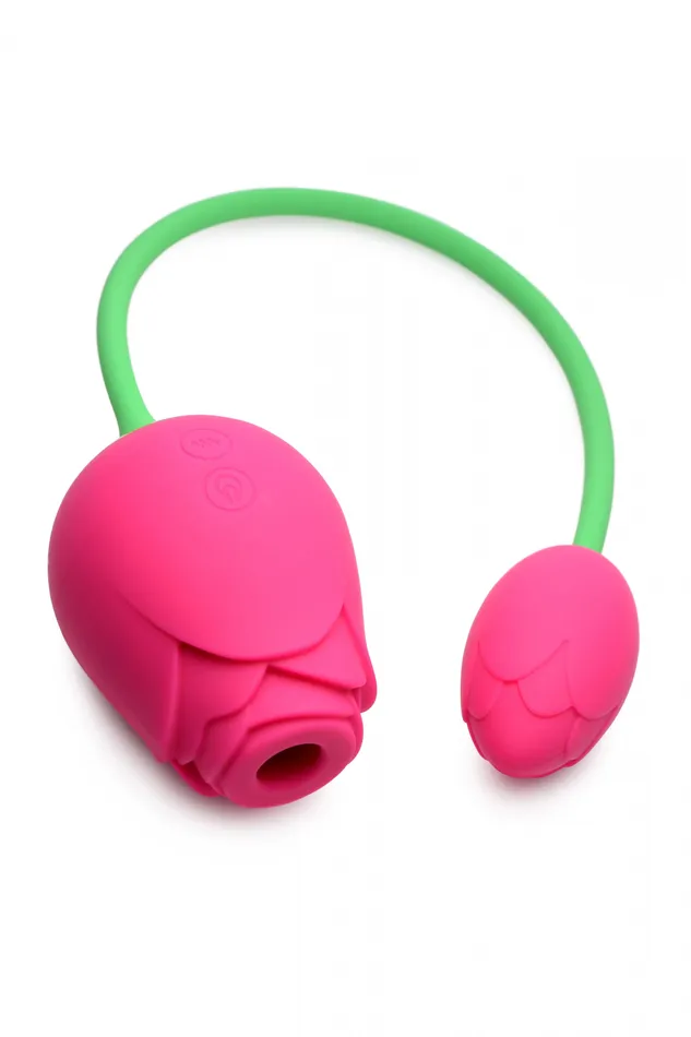 Bloomgasm Rose Duet Sucking Rose and Vibrating Rosette XR Brands inmi Vibrators Bloomgasm Rose Duet Sucking Rose and Vibrating Rosette XR Brands inmi Vibrators