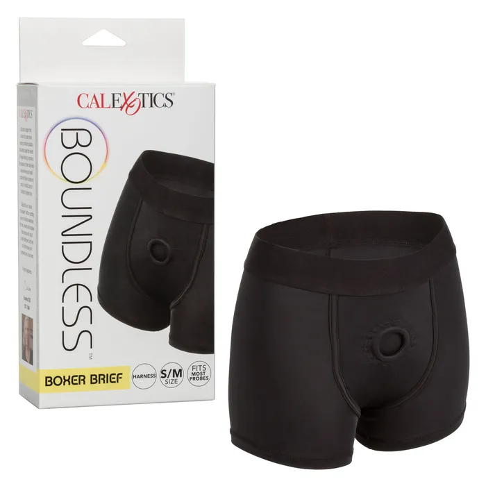 Boundless Boxer Brief Sm Black CalExotics Anal