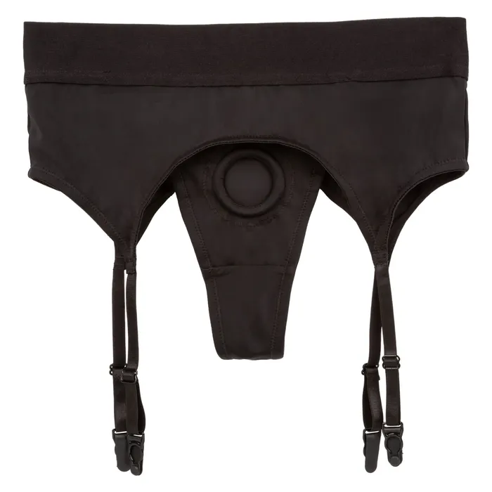 Boundless Thong With Garter Lxl Black CalExotics Male Sex Toys Boundless Thong With Garter Lxl Black CalExotics Male Sex Toys