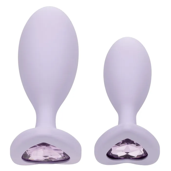 CalExotics Vibrators Love Crystal Booty Duo Purple