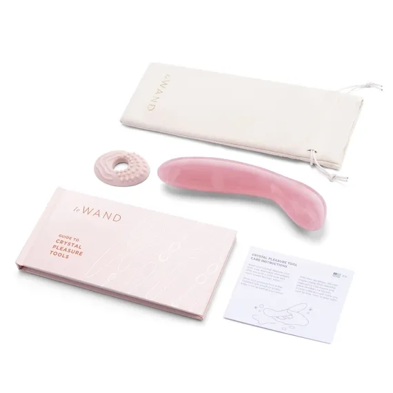 Crystal G Wand Rose Quartz LE Wand Vibrators