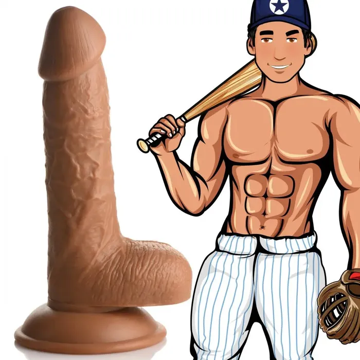 Dildos Curve Toys Realistic Dildo Baseball Brian 7 Inch Dildo