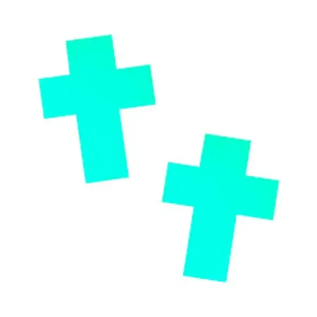 Dildos Neva Nude LLC Neva Nude Pasty Glow In The Dark Crucifix