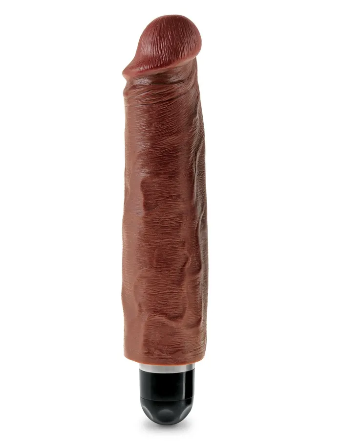 Dildos Pipedream King Cock 7 Vibrating Stiffy Brown