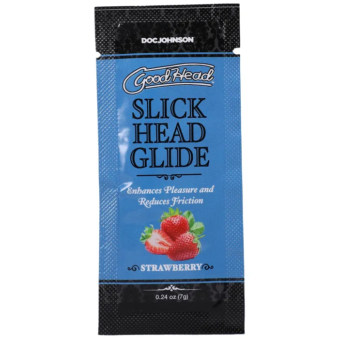 Doc Johnson Male Sex Toys Goodhead Slick Head Glide Strawberry 024 Oz