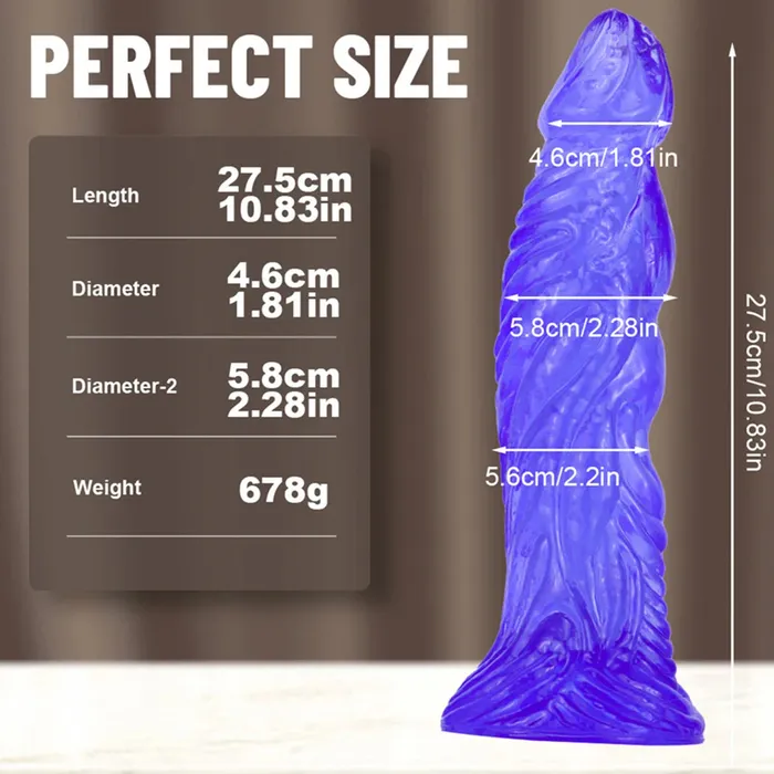 Domlust Anal Large Monster Dildo Anal Dilator Butt Plug Exotic Giant Anal Plug Sex Toys for Women Men