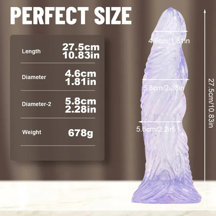 Domlust Anal Large Monster Dildo Anal Dilator Butt Plug Exotic Giant Anal Plug Sex Toys for Women Men