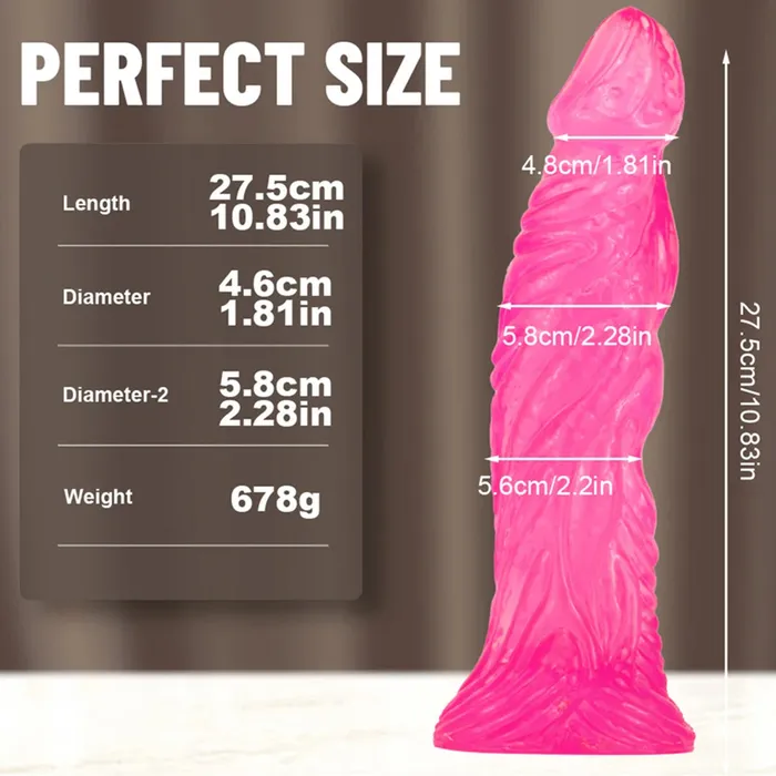 Domlust Anal Large Monster Dildo Anal Dilator Butt Plug Exotic Giant Anal Plug Sex Toys for Women Men