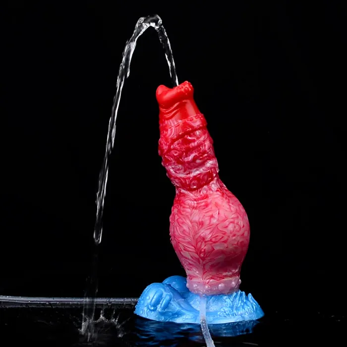 Domlust Male Sex Toys Inflatable Monster Dildo Butt Plug Realistic Squirting Penis Milking Anal Sex Toys for Women Men