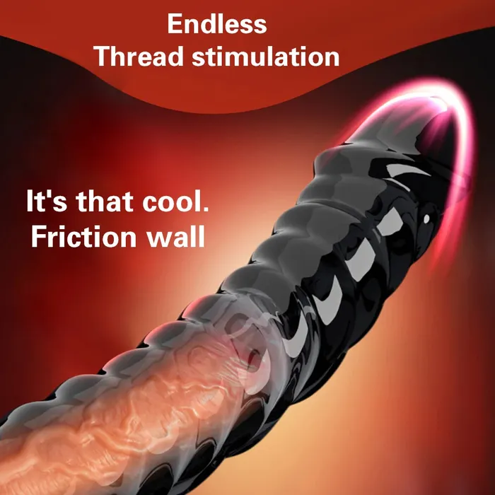Domlust Male Sex Toys Vibrating Cock Sleeve Penis Enlarger Penis Ring Delay Ejaculation Condom Sex Toy for Men