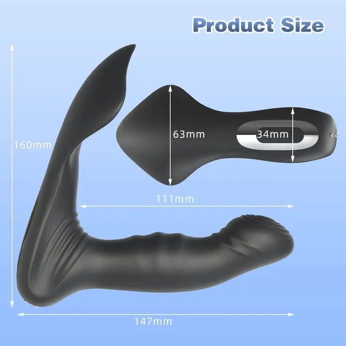 Dual End Prostate Massager App Remoter Control Swing Vibraing Male Anal Toys Domlust Male Sex Toys