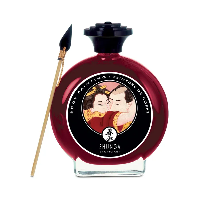 Edible Body Paint Sparkling Strawberry Wine 35 Fl Oz 100 ml Shunga Female Sex Toys Edible Body Paint Sparkling Strawberry Wine 35 Fl Oz 100 ml Shunga Female Sex Toys