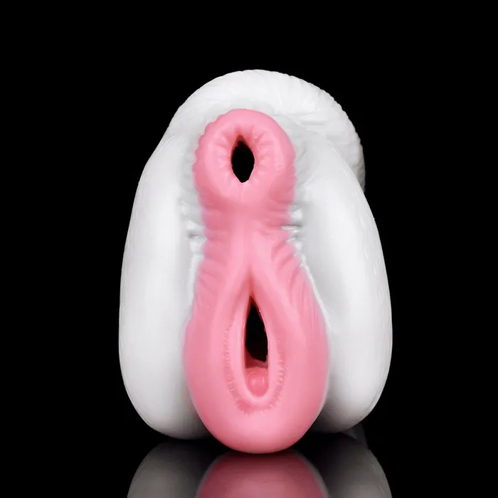Fantasy Horse Pocket Pussy Male Sex Toy Pink Vagina Dual Hole Penis Masturbator Domlust Male Sex Toys