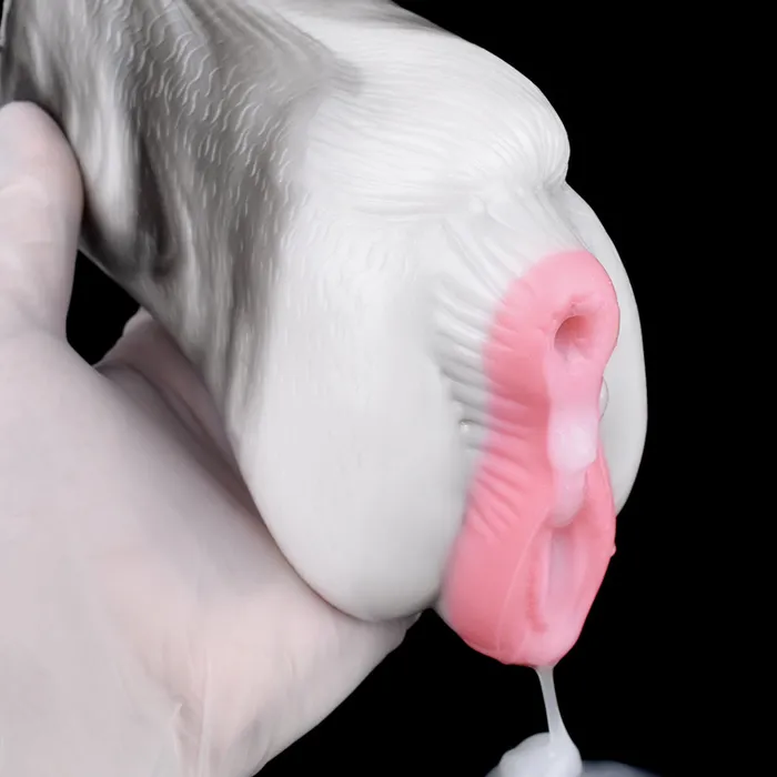 Fantasy Horse Pocket Pussy Male Sex Toy Pink Vagina Dual Hole Penis Masturbator Domlust Male Sex Toys