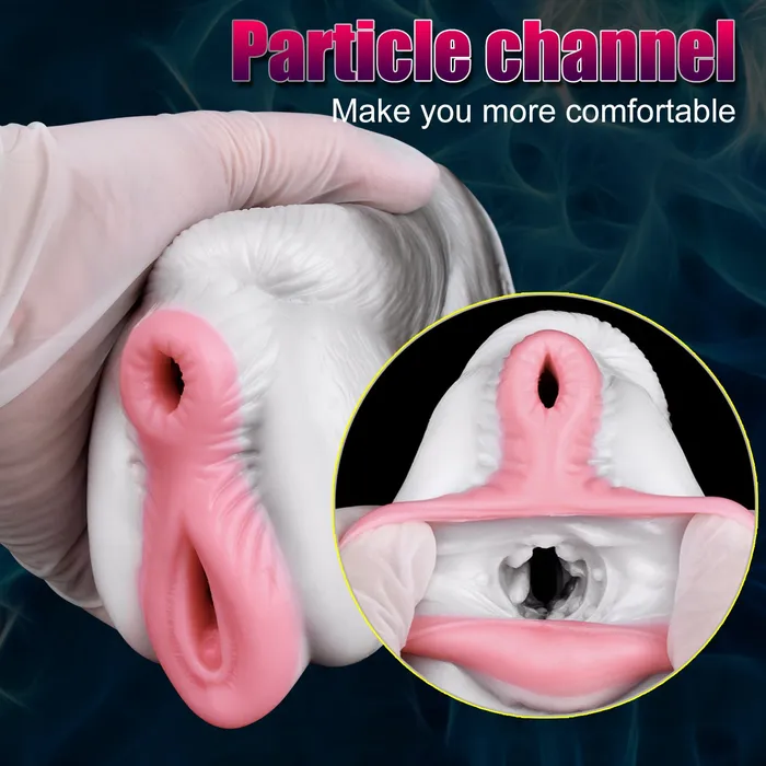 Fantasy Horse Pocket Pussy Male Sex Toy Pink Vagina Dual Hole Penis Masturbator Domlust Male Sex Toys