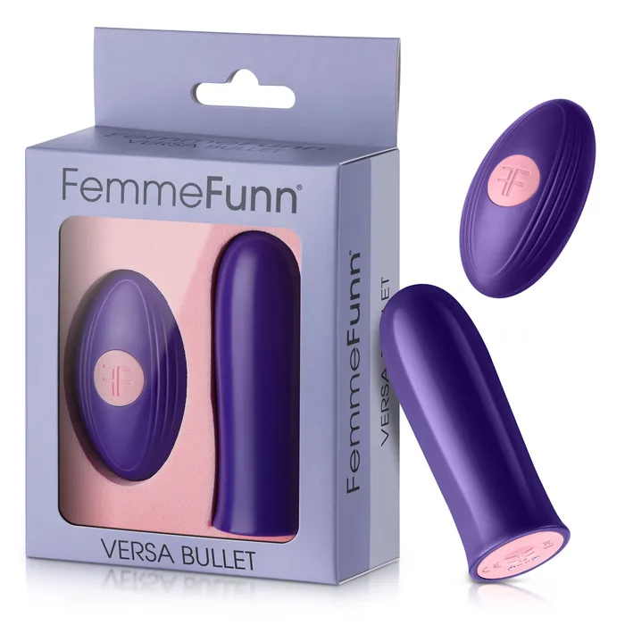 Female Sex Toys Femme Funn Versa Bullet With Remote Dark Purple