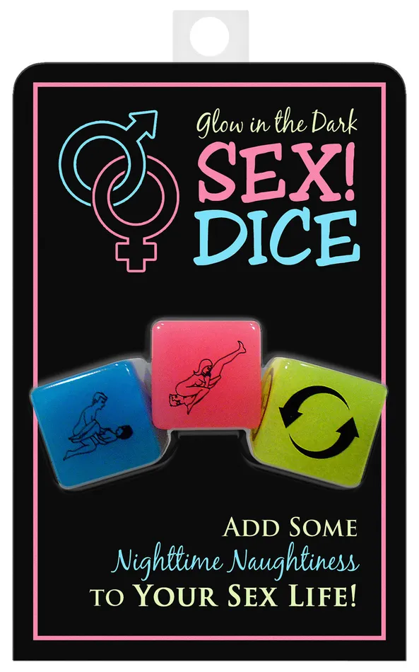 Female Sex Toys Kheper Games GlowintheDark Sex Dice