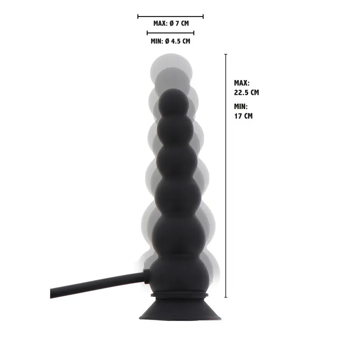 Hidden Desire Anal Hidden Desire Extreme Inflatable Suction Base Plug