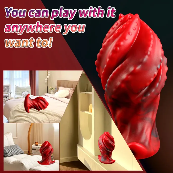 Huge Silicone Monster Dildo Butt Plug Big Girth Fantasy Dildos Gspot Anal Sex Toys Domlust Anal