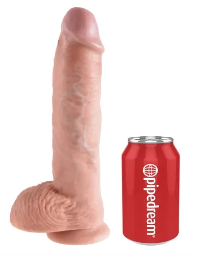 King Cock 10Inch Cock With Balls Flesh Pipedream Dildos