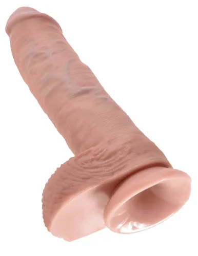 King Cock 10Inch Cock With Balls Flesh Pipedream Dildos