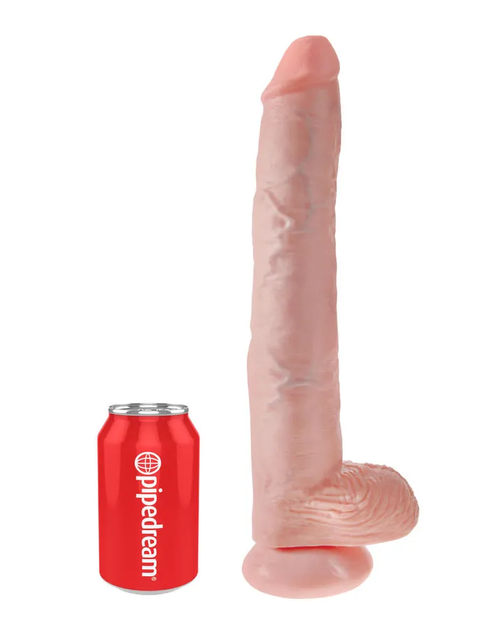 King Cock 14 Inch Cock With Balls Light Pipedream Dildos King Cock 14 Inch Cock With Balls Light Pipedream Dildos