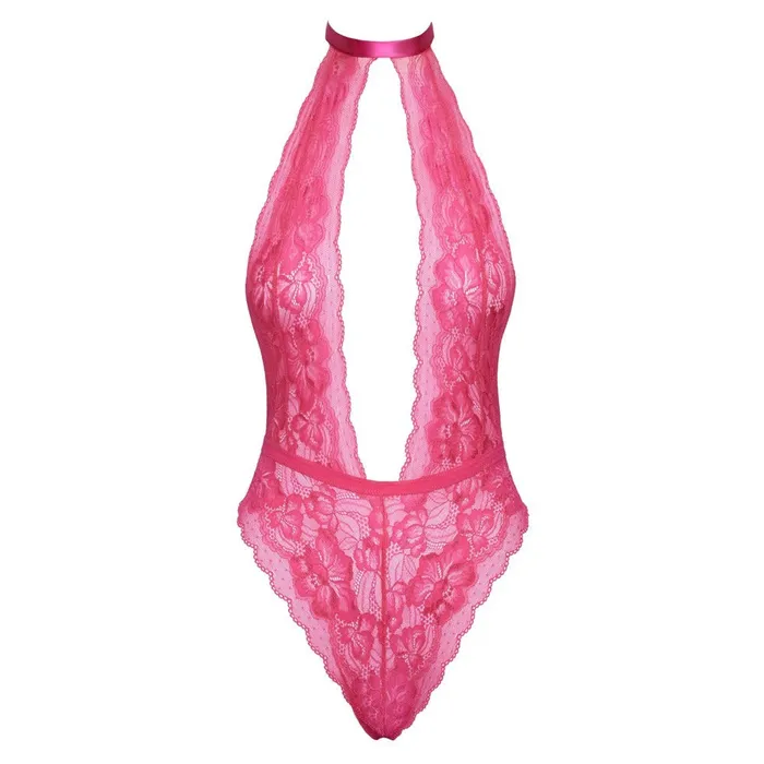 Kissable Vibrators Kissable Halterneck Lace Body Pink