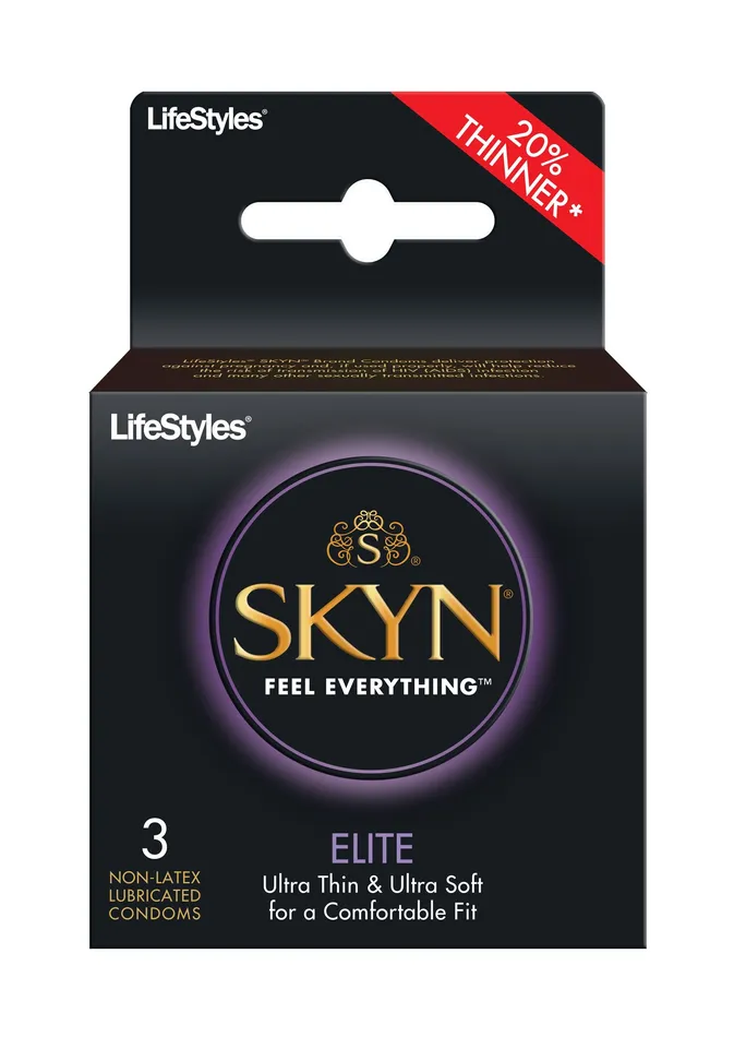Lifestyles Skyn Elite 3 Pack Paradise Marketing Male Sex Toys