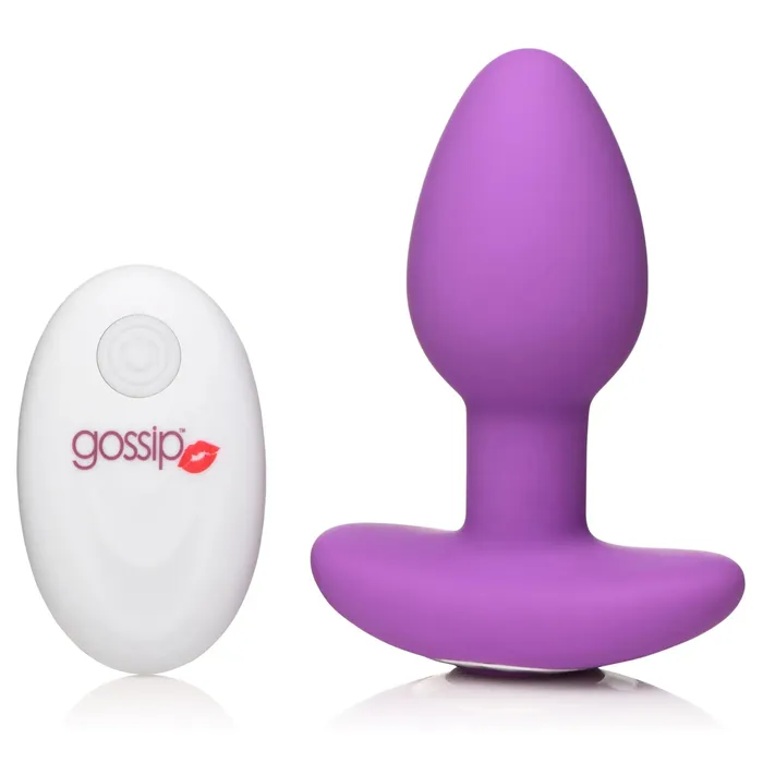 Male Sex Toys Curve Toys 10X Pop Rocker Vibrating Silicone Plug with Remote Violet Male Sex Toys Curve Toys 10X Pop Rocker Vibrating Silicone Plug with Remote Violet