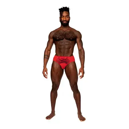 Male Sex Toys Male Power Male Power Sassy Lace Bikini Solid Pouch Red S Male Sex Toys Male Power Male Power Sassy Lace Bikini Solid Pouch Red S