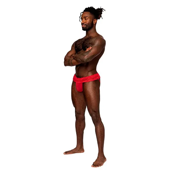 Male Sex Toys Male Power Sassy Lace Skirt Jock Red LXL Male Power