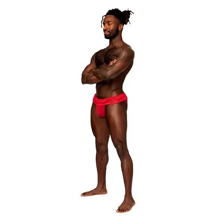 Male Sex Toys Male Power Sassy Lace Skirt Jock Red LXL Male Power Male Sex Toys Male Power Sassy Lace Skirt Jock Red LXL Male Power