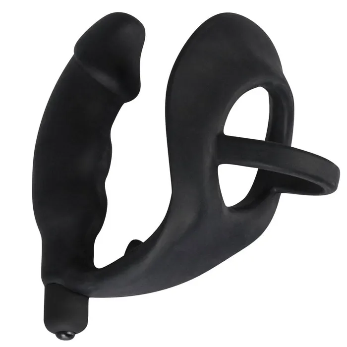 Male Sex Toys You2Toys Black Velvets Cock Ring And Vibrating Anal Plug Male Sex Toys You2Toys Black Velvets Cock Ring And Vibrating Anal Plug