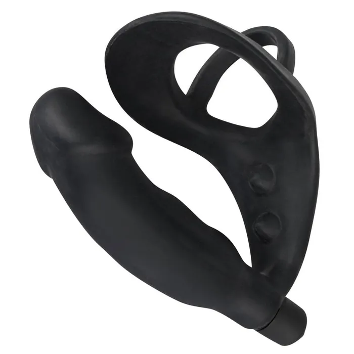 Male Sex Toys You2Toys Black Velvets Cock Ring And Vibrating Anal Plug Male Sex Toys You2Toys Black Velvets Cock Ring And Vibrating Anal Plug