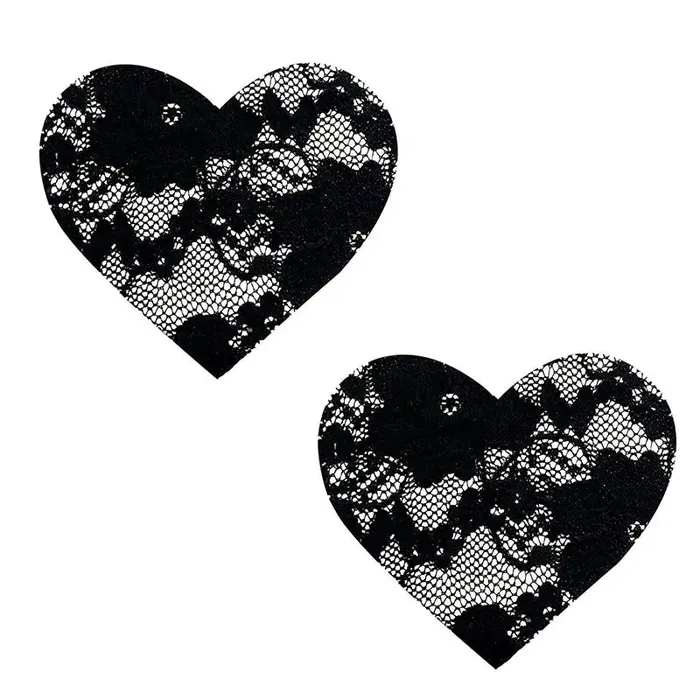 Neva Nude LLC Anal Neva Nude Pasty Heart Lace Black