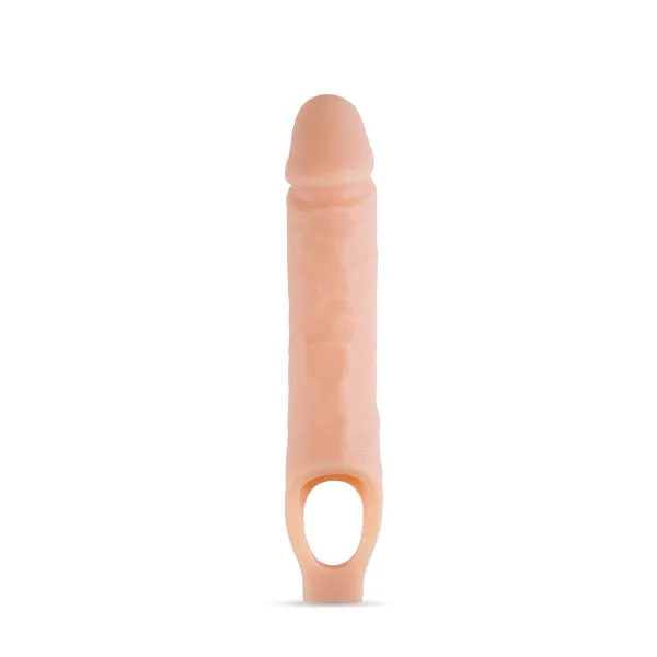 Performance Plus 10 Inch Silicone Cock Sheath Penis Extender Vanilla Blush Dildos Performance Plus 10 Inch Silicone Cock Sheath Penis Extender Vanilla Blush Dildos