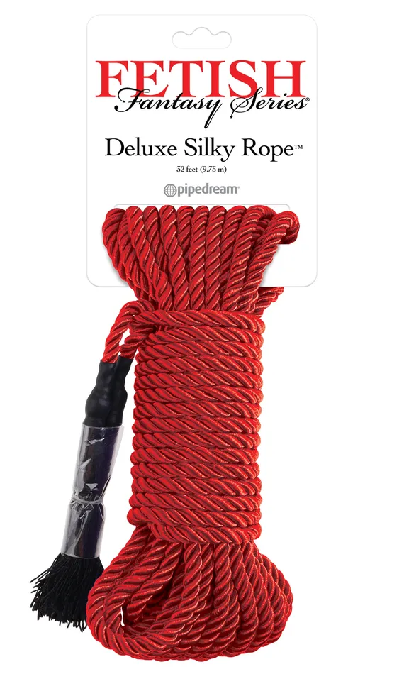 Pipedream Couples Fetish Fantasy Series Deluxe Silky Rope Red