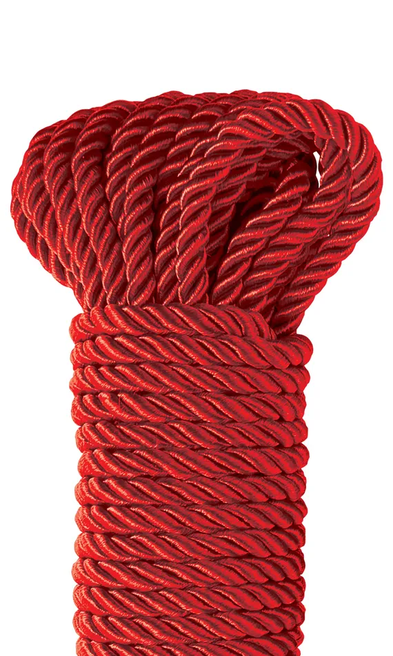 Pipedream Couples Fetish Fantasy Series Deluxe Silky Rope Red Pipedream Couples Fetish Fantasy Series Deluxe Silky Rope Red