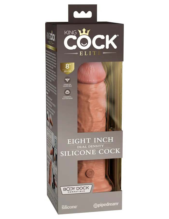 Pipedream King Cock Elite 8 Inch Silicone Dual Density Cock Tan Dildos Pipedream King Cock Elite 8 Inch Silicone Dual Density Cock Tan Dildos
